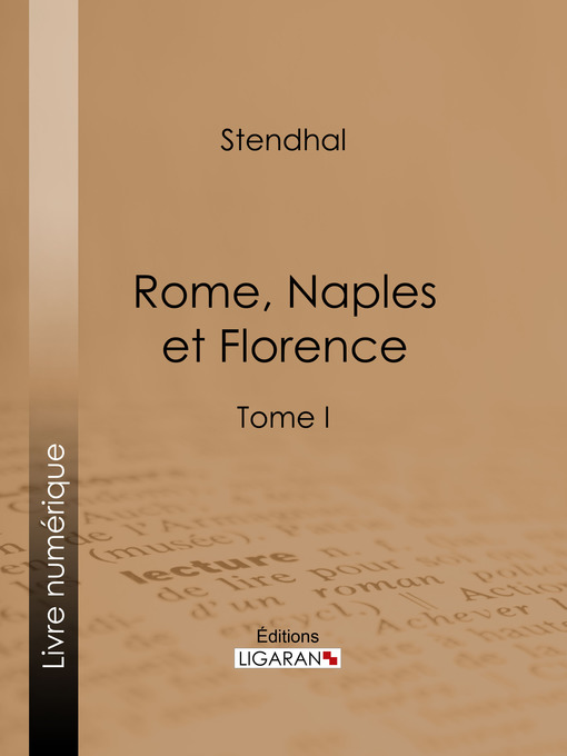 Title details for Rome, Naples et Florence by Stendhal - Available